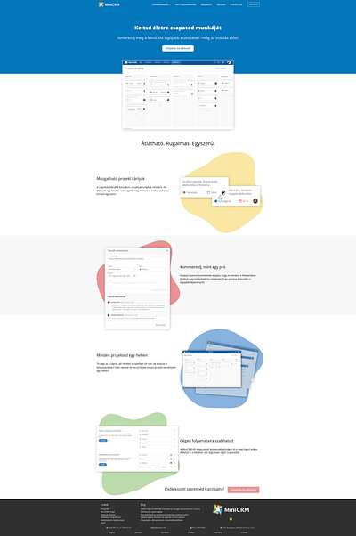 Landing Page #003 #DailyUI crm dailyui kanban landing landing page product ui