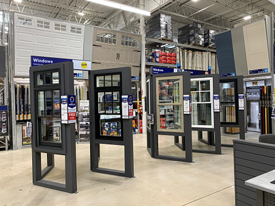 Lowe's Millwork Showroom branding design retail retail design signage store design