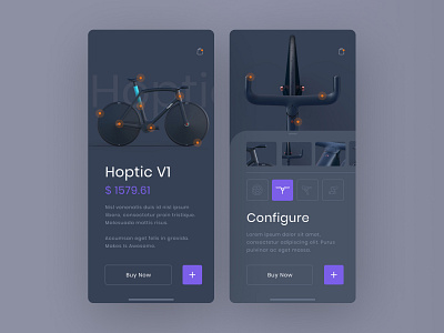 Bicycle Shop Exploration bicycle clean concept creative details ecommerce app exploration grid interface layout minimal mobile ui product design shop store ui ui design ux ux design visual