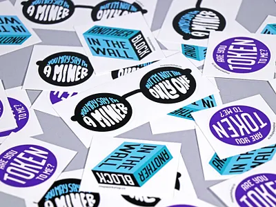 MVP Workshop swag - Stickers agency blockchain branding development graphic design mvp print stickers swag workshop
