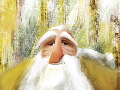 Klaus portrait character children book illustration childrens book illustration portrait