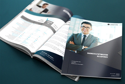 Diagnostic report branding design diagnostic report design vector visual identity