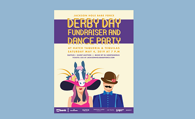 Derby Day poster poster design