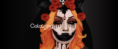 Gothic halloween adobe illustrator colouring department digital art digital design halloween halloween design illustration