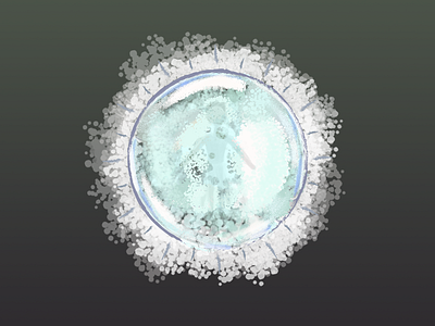 Bubble cartoon character design digital painting graphic design illustration sketch