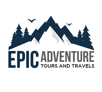 Epic adventure branding design illustration illustrator lettering logo logo design minimal typography vector