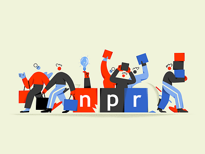 NPR giving Tuesday design giving tuesday illustration illustrators inspiration npr