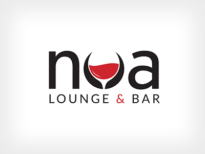 NOA bar branding design identity logo lounge restaurant typography wine