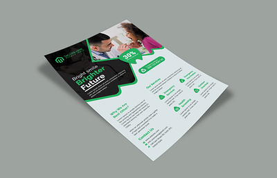 Medical Health Flyer Design Template a4 advertisement awsome bright future commerce cororate creative dental care dental flyer design helth care madical flyer medical health mockup photoshop template