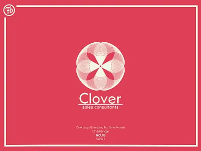 Challenge: One Logo Everyday For One Month - NO.18 challenge clover design geometry icon logo minimal optical illusion personal project vector