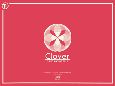 Challenge: One Logo Everyday For One Month - NO.18 challenge clover design geometry icon logo minimal optical illusion personal project vector