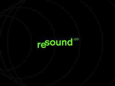 resound brand design brand identity branding design logo logo design logotype production