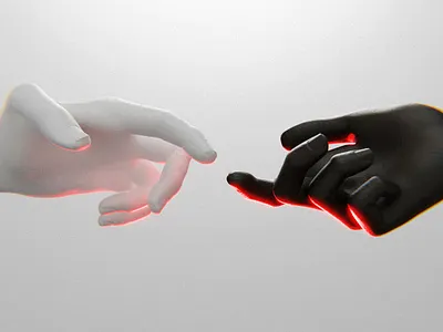 Attracted 3d 3d animation 3d art 3d artist 3dart 3dartist 3drender 3drendering blender blender 3d blender3d blender3dart design graphic design graphicdesign hand hands minimal red red light