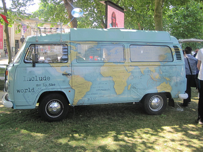 Van Wrap - Life & Deaf Association branding large format large scale print vehicle