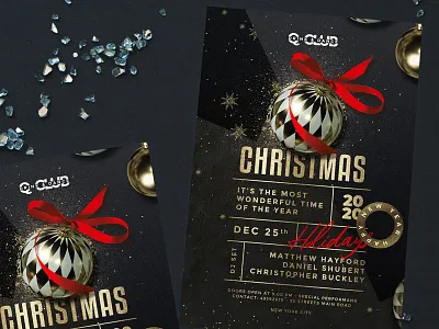 Christmas Holidays christmas christmas ball christmas balls christmas card christmas design christmas eve christmas flyer christmas holidays christmas invitation christmas party december holiday new year new year card new year eve new year flyer new year invitation new year party nye winter