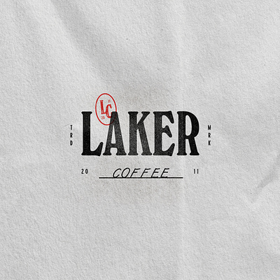 Laker Coffee alberta canada coffee coffee shop edmonton monogram stamp typography vintage