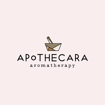 Apothecara branding branding logo