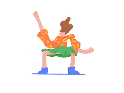 Dance series. Move 02 design drawing exploration illustration ilustración procreate