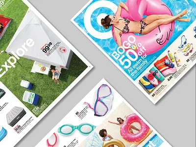 Target Camp Pool 2018 art direction design digital marketing editorial design