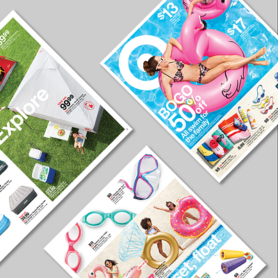 Target Camp Pool 2018 art direction design digital marketing editorial design