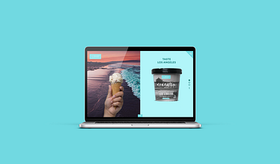 L.A. Creamery Website responsive design uidesign uxdesign