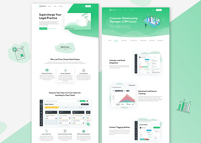 NovoTempus Website app branding design logo minimal sketchapp typography ui vector web