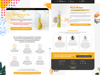 Sales Page Design in clickfunnels banner clickfunnels design landing page design layoutdesign photoshop sales page design ui