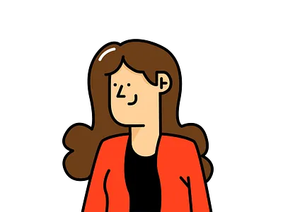 just another woman character design doodle girl happy illustration illustrator smile vector woman