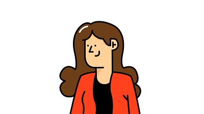 just another woman character design doodle girl happy illustration illustrator smile vector woman