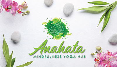 Anahata display adobe beauty fiverr flat icon illustrator logo minimal minimalist nature yoga