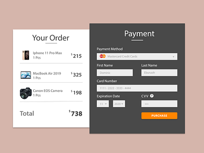 Credit card checkout page adobe dailyui figma graphics design product design sketch