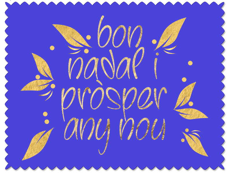 Bilingual Christmas animated card animated text animation animation 2d bilingual blue card christmas gif gif animated gold gold foil graphic design graphic art lavander leaves photoshop text