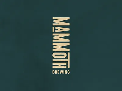 Mammoth Brewery Logo Concept beer brand branding brewery logo