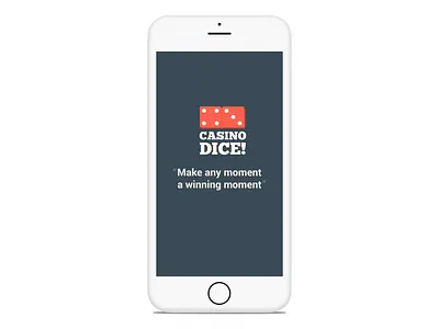 Casino Dice! animation app branding casino games design game game design illustration logo mobile ui