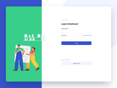 Login - Upcoming Project dashboard ui design free illustration illustrations layout login login form login page minimal modern platform registration sign up signin signup ui ux web website