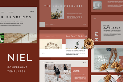 NIEL Powerpoint Template deck elegant fashion google slide keynote layout pitch powerpoint ppt pptx presentation presentation layout simple slide team template