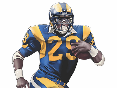 Eric Dickerson Digital Painting digital illustration