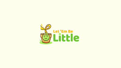 Let 'Em Be Little - logo design art branding childrens illustration design graphic design illustration logo logo design steven skadal vector