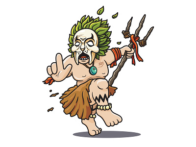 Character Design adobe illustrator art character design design drawing illustration native steven skadal tribal vector warrior