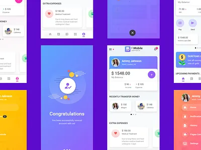 Fimobile Multipurpose Mobile HTML Template, android app angular app bootstrap 4 dashboard app design ecommerce finance framework7 html 5 mobile app mobile app design mobile app development mobile design ui ux