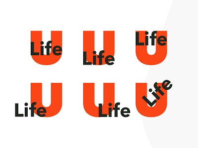 ULife brand branding design logo typography