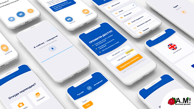 МОБИЛЬНО ПРИЛОЖЕНИЕ - ПЕРЕВОДЧИК 😎 app app design design flat identity mobile mobile app mobile app design ui ux web