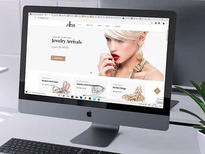 attias jewerly branding design illustration jewerly logo ux web webdesign website