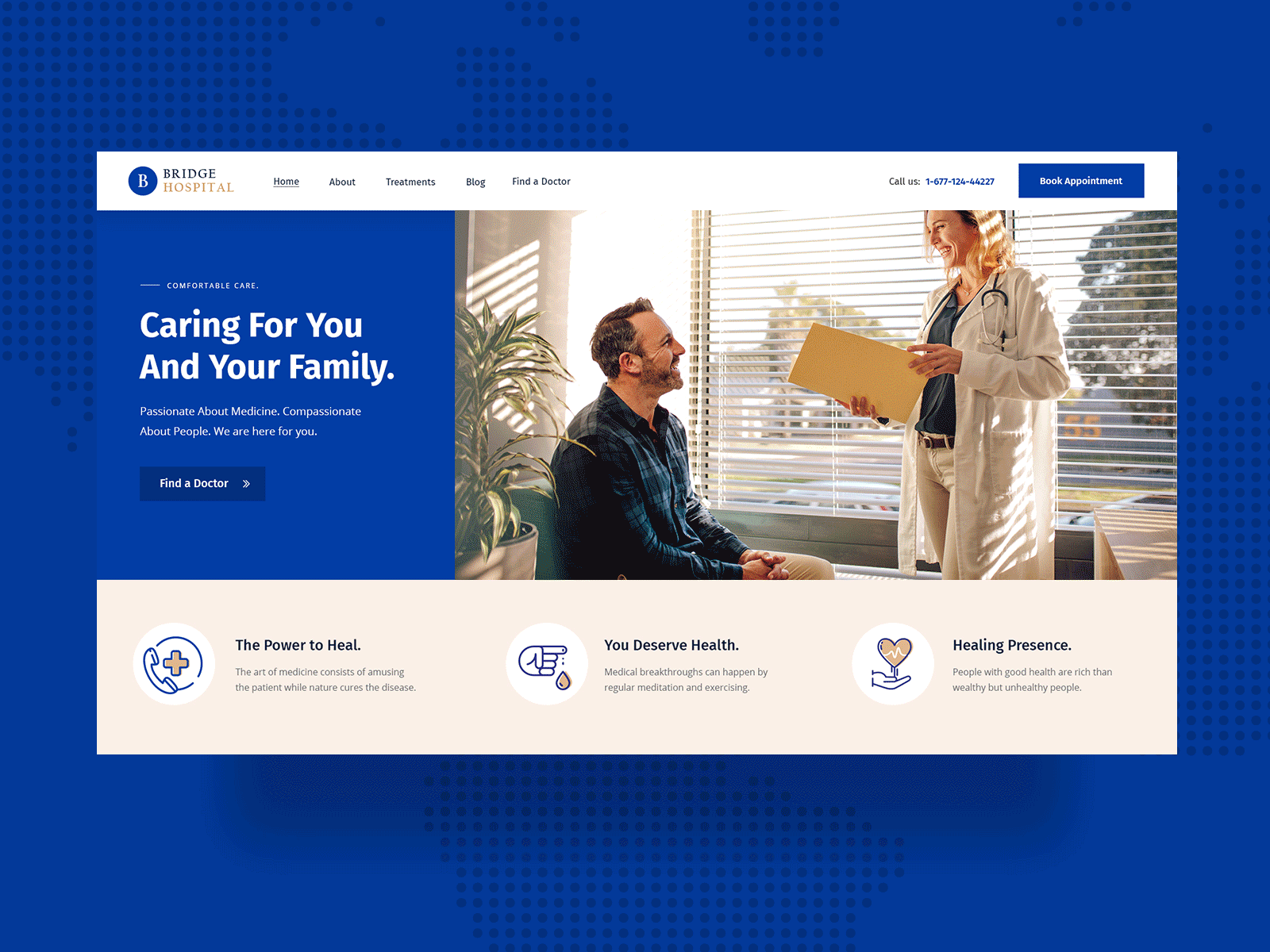 Hospital clean clinic design doctor hospital landing landing page medical medical care modern theme ui ux