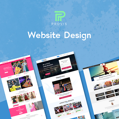 Website Designs branding branding design design icon illustration logodesign ui ui design uiux vector webdesign website design