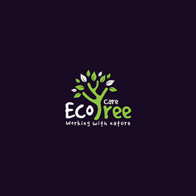 Eco Tree brand design branding design logo logo identity logo inspiration logodesign typography vector