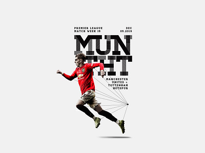 #MUNTHT composition dark design layout manchester united minimalist