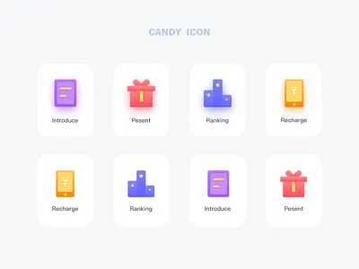 Candy Icon design icon logo 网页