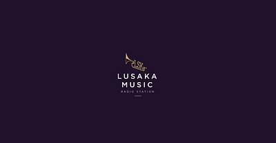 Lusaka Music Radio Station - Logo design freelance graphicdesign green illustration logo lusaka radio station visual identity