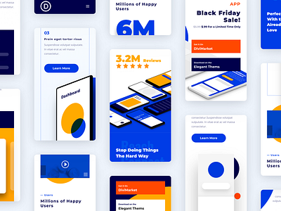 App Landing Page Responsive Version Design for Divi app landing page black friday cyber monday design divi ecommerce homepage landing page ui ux web design website